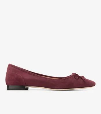 Hot Cole Haan Women's Chlea Ballet Flats Bloodstone