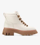 Fashion Cole Haan Women's Delilah Waterproof Lace-Up Boots Birch