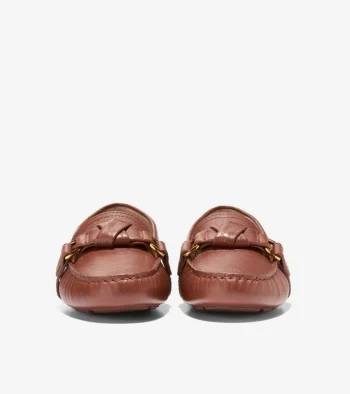 Outlet Cole Haan Women's Emmie Knot Drivers Cuoio
