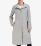Outlet Cole Haan Women's Flared Dress Coat LightGrey
