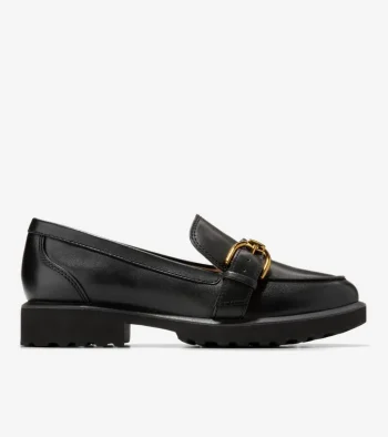 Fashion Cole Haan Women's Giana Buckle Loafers Black