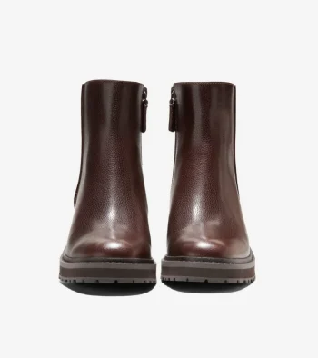 New Cole Haan Women's Gillian Waterproof Lug Boots Madeira