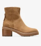 Outlet Cole Haan Women's Gillian Waterproof Lug Boots GoldenToffee