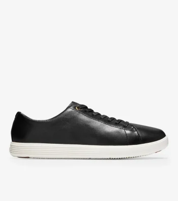 Best Cole Haan Women's Grand Crosscourt Sneakers BlackLeather-White