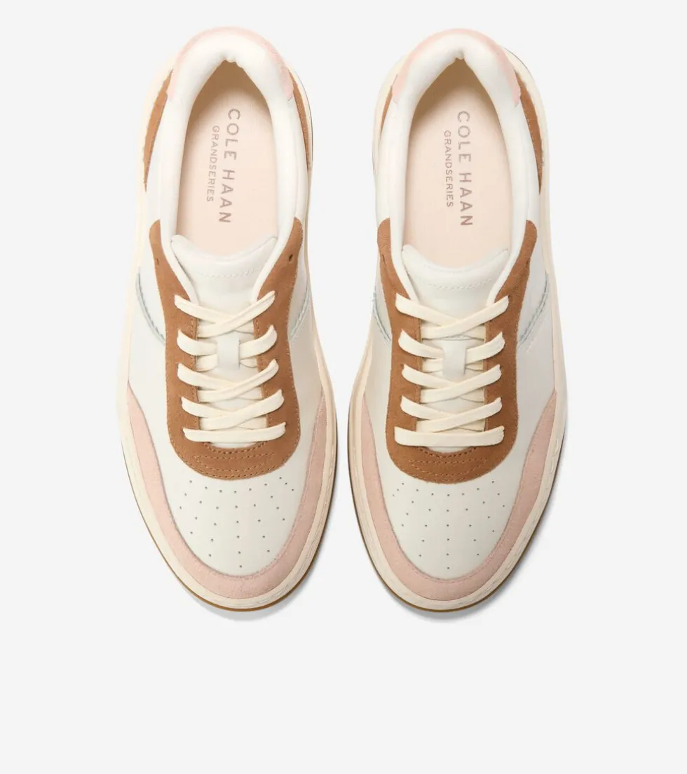 womens-grandproslash-carissa-s-BhxQmVTi-4.webp Online Cole Haan Women's Grandprø Carissa Sneakers Ivory-Porcelain-GoldenHoney
