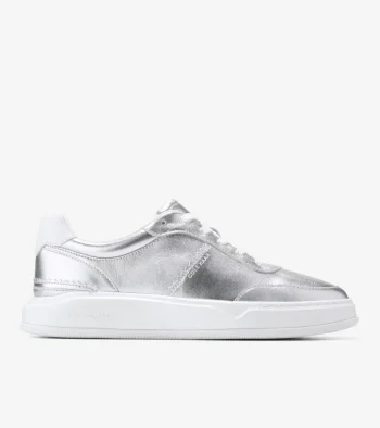 Online Cole Haan Women's GrandPr&oslash; Carissa Sneaker Silver-OpticWhite