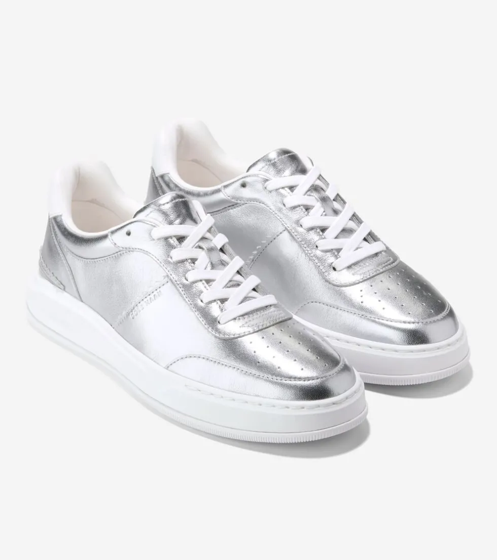 womens-grandproslash-carissa-s-MOIVrXfZ-5.webp Online Cole Haan Women's GrandPrø Carissa Sneaker Silver-OpticWhite