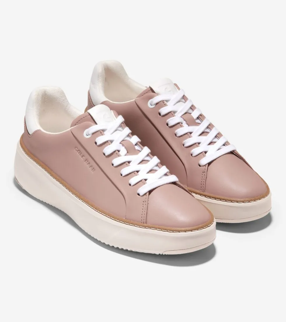 womens-grandproslash-topspin-s-WvdjjsoZ-4.webp Best Cole Haan Women's GrandPrø Topspin Sneakers Fawn-White-CrystalGray