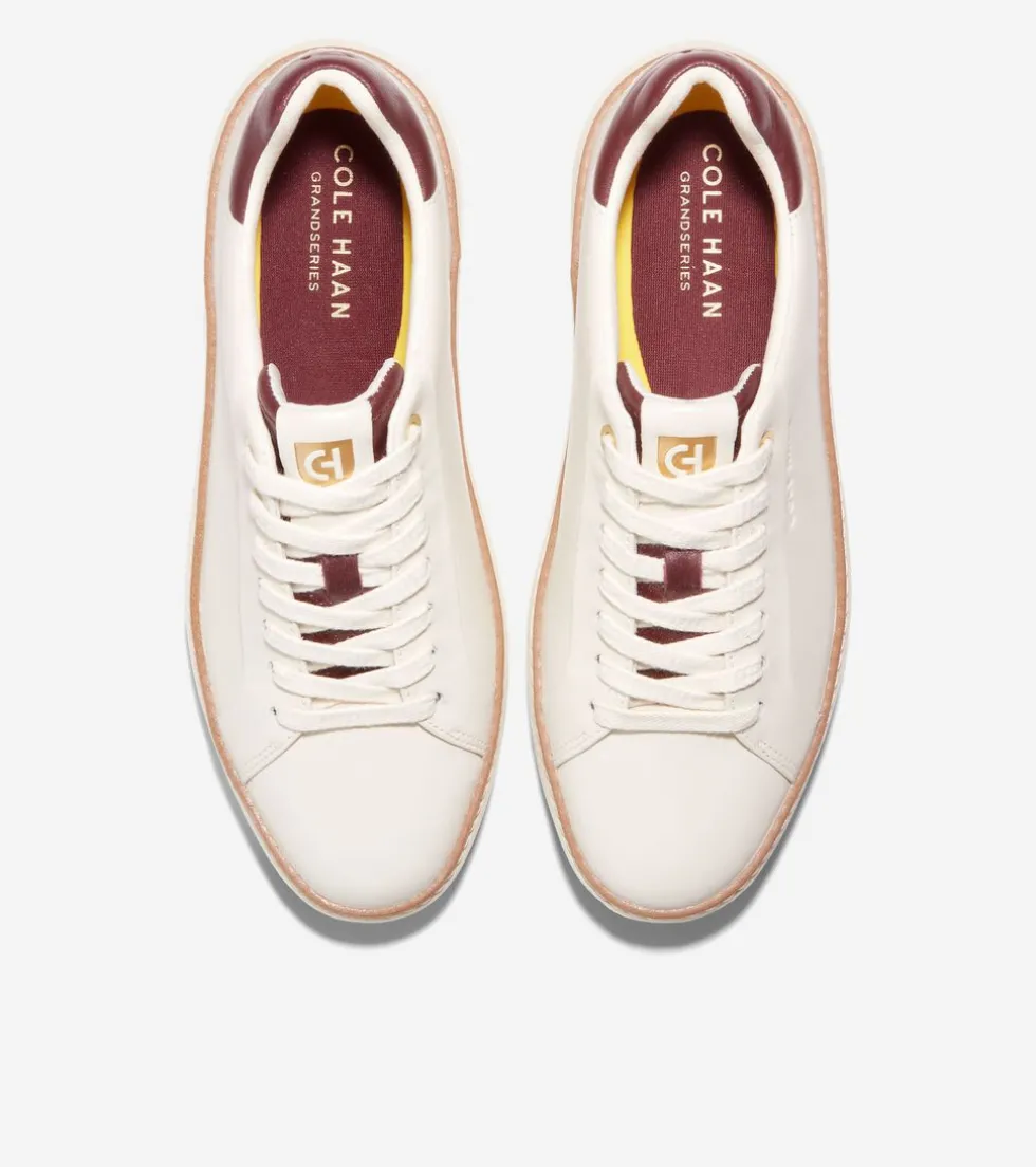 womens-grandproslash-topspin-s-hqBwDtbY-3.webp Discount Cole Haan Women's GrandPrø Topspin Sneakers Ivory-Bloodstone