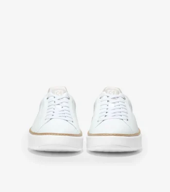 Best Cole Haan Women's GrandPr&oslash; Topspin Sneaker White-Dove