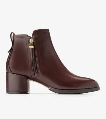 Hot Cole Haan Women's Haisley Ankle Boots MadeiraBrown