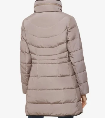 Online Cole Haan Women's Hidden-Hood Puffer Coat Cashew