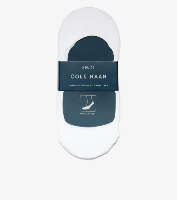 Best Cole Haan Women's Knit Ballet Sock Liner - 2 Pack White