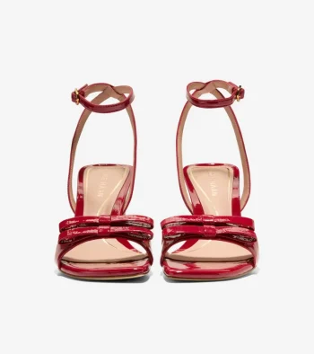 Best Cole Haan Women's Noella Bow Sandals RioRedPatent