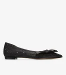 Online Cole Haan Women's Noella Bow Skimmer Flats BlackCrystal