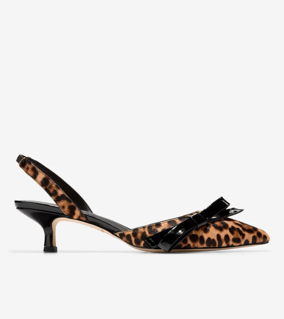 womens-noella-bow-slingback-pu-XMZBRbeK-0.webp Online Cole Haan Women's Noella Bow Slingback Pumps LeopardPrint