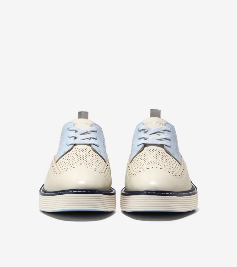 womens-oslashriginalgrand-plat-KlQWwBwd-2.webp Clearance Cole Haan Women's ØriginalGrand Platform Wingtip Oxfords Heather-FolkstoneGray-Ivory