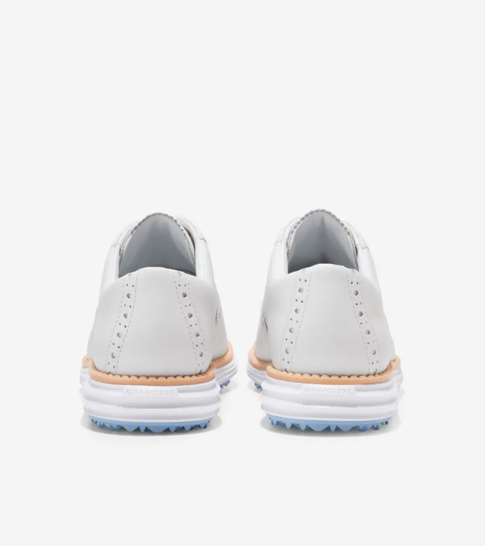 womens-oslashriginalgrand-shor-rLLKejsL-3.webp Sale Cole Haan Women's ØriginalGrand Shortwing Oxford Waterproof Golf Shoes OpticWhite-Blue-Bell