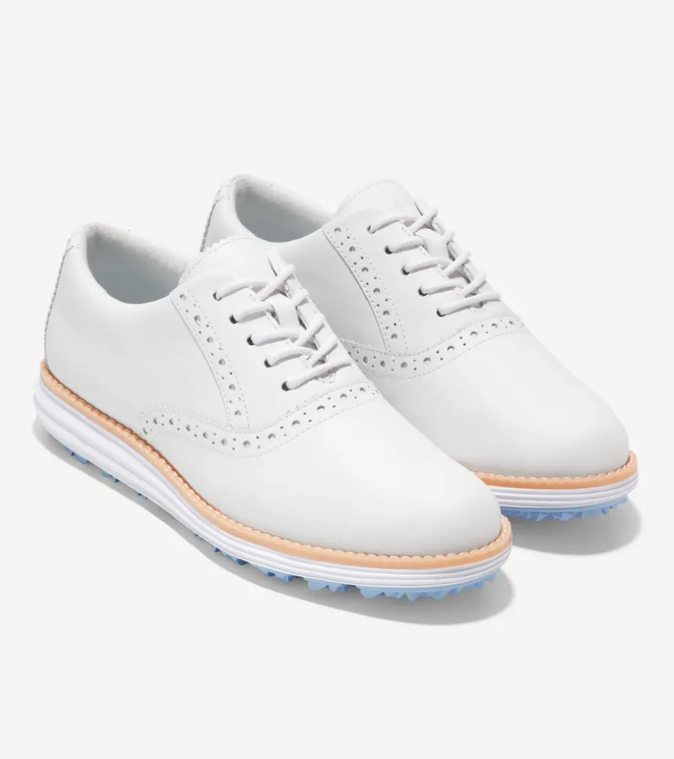 womens-oslashriginalgrand-shor-rLLKejsL-5.webp Sale Cole Haan Women's ØriginalGrand Shortwing Oxford Waterproof Golf Shoes OpticWhite-Blue-Bell