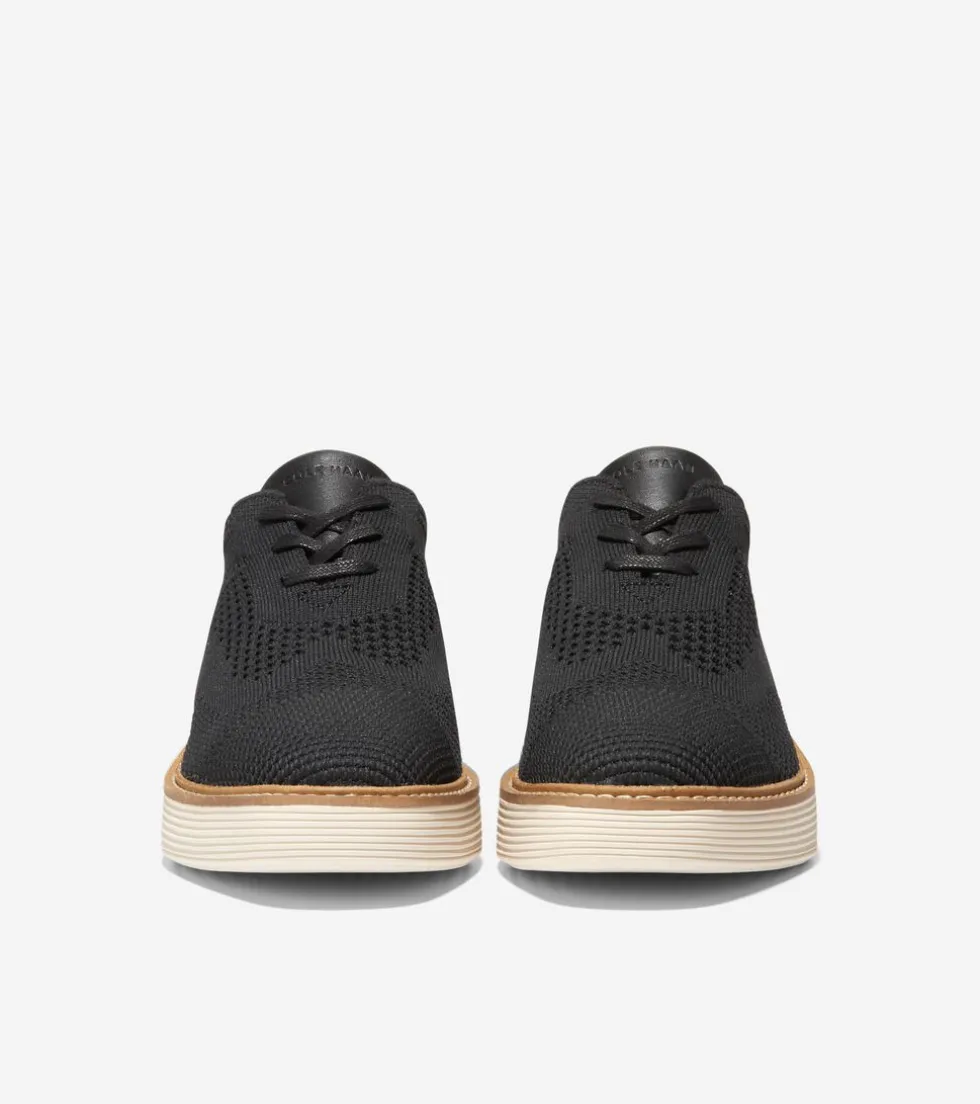 womens-oslashriginalgrand-stit-phqZSnzM-2.webp Clearance Cole Haan Women's ØriginalGrand Stitchlite™ Platform Wingtip Oxfords BlackStitchlite™-Ivory