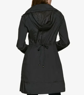 Outlet Cole Haan Women's Packable Travel Rain Jacket Black