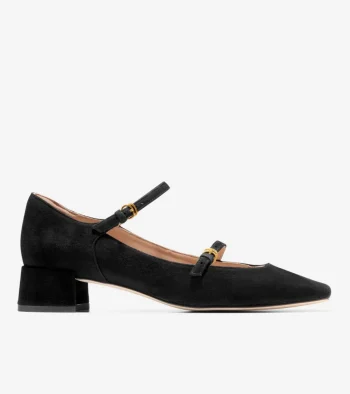 Discount Cole Haan Women's Paxton Mary Jane Pumps BlackSuede