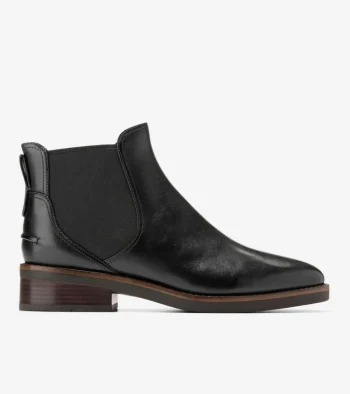 New Cole Haan Women's Rebecca Chelsea Boots Black