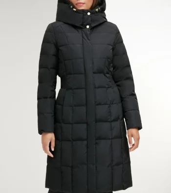 Online Cole Haan Women's Signature 40" Taffeta Down Coat With Hood Black