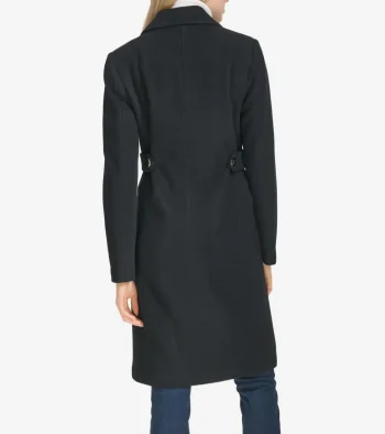 Outlet Cole Haan Women's Slick Wool Coat Black