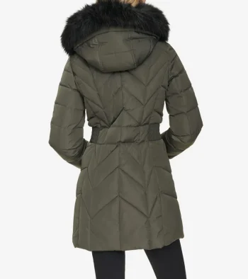 Discount Cole Haan Women's Taffeta Down Coat Forest