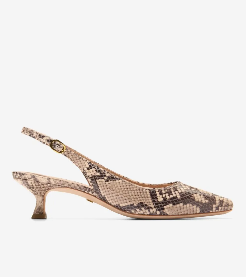 womens-tayla-kitten-heel-sling-HsfvpnBZ-0.webp Best Cole Haan Women's Tayla Kitten Heel Slingback Pumps 45MM SnakePrint