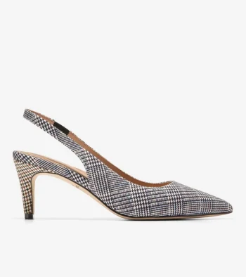 Best Cole Haan Women's Vandam Slingback Pumps MiniPlaid