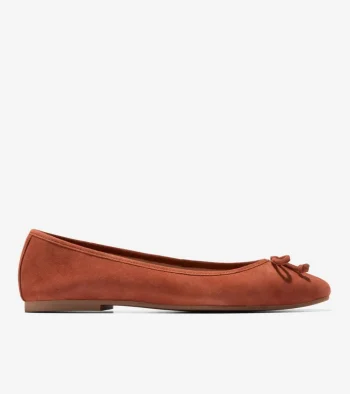Outlet Cole Haan Women's Yara Soft Ballet Flats Cuoio