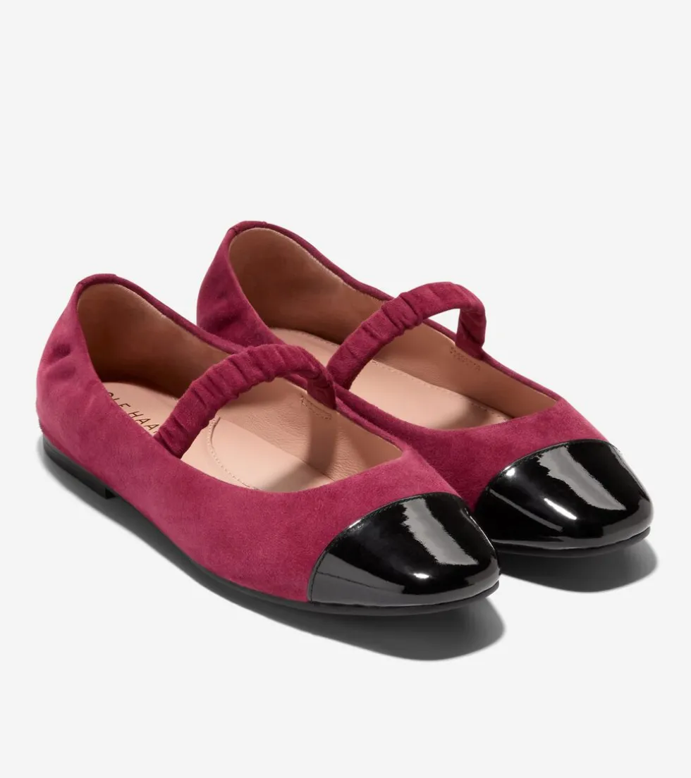 womens-yvette-mary-jane-ballet-qXLaDRKa-4.webp Best Cole Haan Women's Yvette Mary Jane Ballet Flats BlackCherry-Black