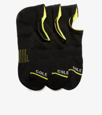 Discount Cole Haan Women's ZER&Oslash;GRAND 3-Pair Liner Socks Black