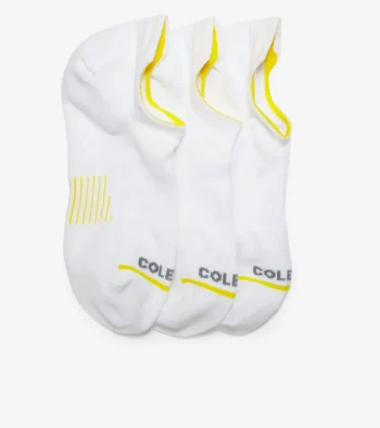 Outlet Cole Haan Women's ZER&Oslash;GRAND 3-Pair Liner Socks White