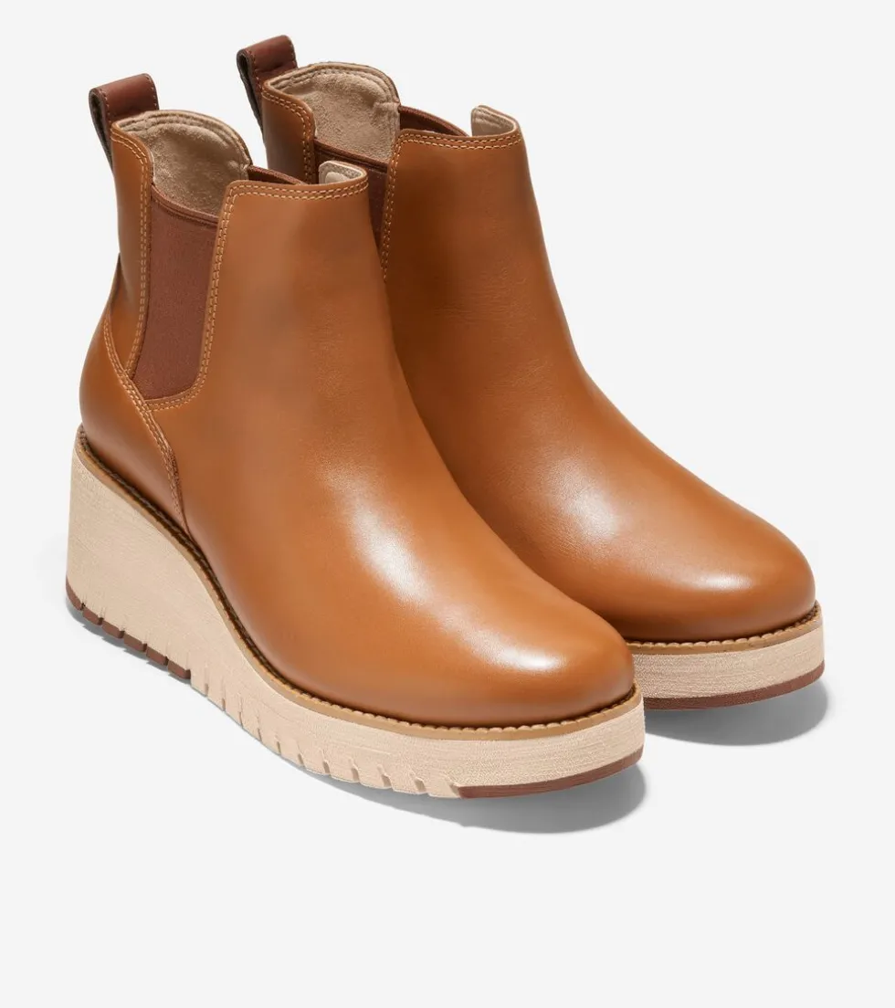 womens-zeroslashgrand-city-wed-aYCtoreo-5.webp Fashion Cole Haan Women's ZERØGRAND City Wedge Waterproof Chelsea Boots BritishTanLeather