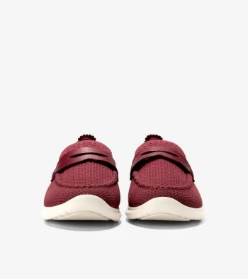 Fashion Cole Haan Women's ZERØGRAND Meritt Stitchlite™ Loafers BlackCherry-Ivory