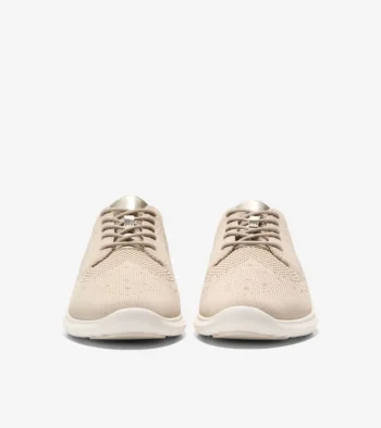 Clearance Cole Haan Women's ZERØGRAND Meritt Stitchlite™ Oxfords Rye-GoldMetallic