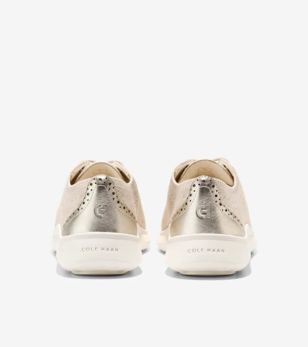 womens-zeroslashgrand-meritt-s-xyUttqpA-2.webp Clearance Cole Haan Women's ZERØGRAND Meritt Stitchlite™ Oxfords Rye-GoldMetallic