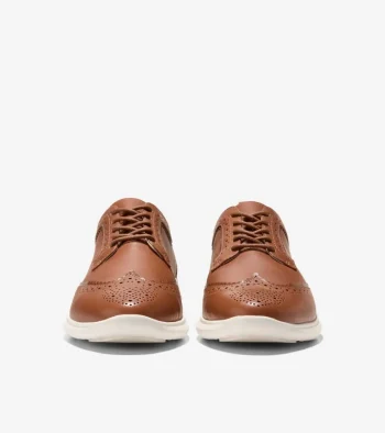 Discount Cole Haan Women's ZERØGRAND Meritt Wingtip Oxfords BritishTan