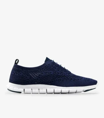 Hot Cole Haan Women's ZER&Oslash;GRAND Stitchlite&trade; Oxfords MarineBlue-OpticWhite