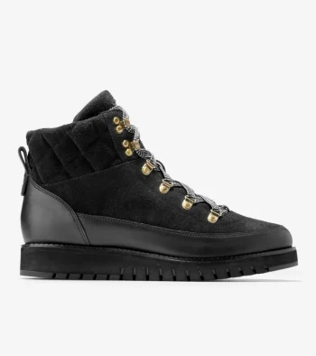 Discount Cole Haan Women's ZER&Oslash;GRAND Waterproof Elissa Hiker Boots Black