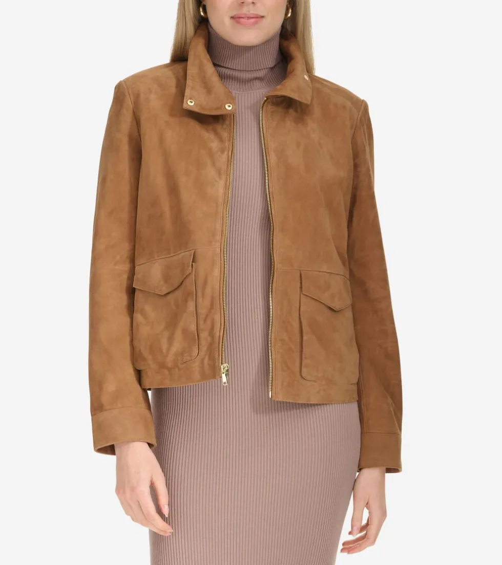 womens-zip-front-suede-jacket-CjmsCqHl-0.webp Fashion Cole Haan Women's Zip-Front Suede Jacket Hazelnut