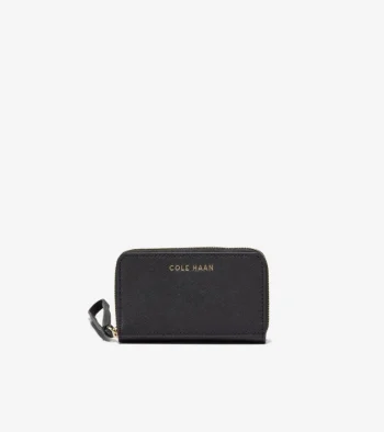 Hot Cole Haan Wristlet Card Case Black