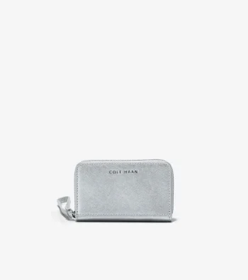 Best Cole Haan Wristlet Card Case Silver